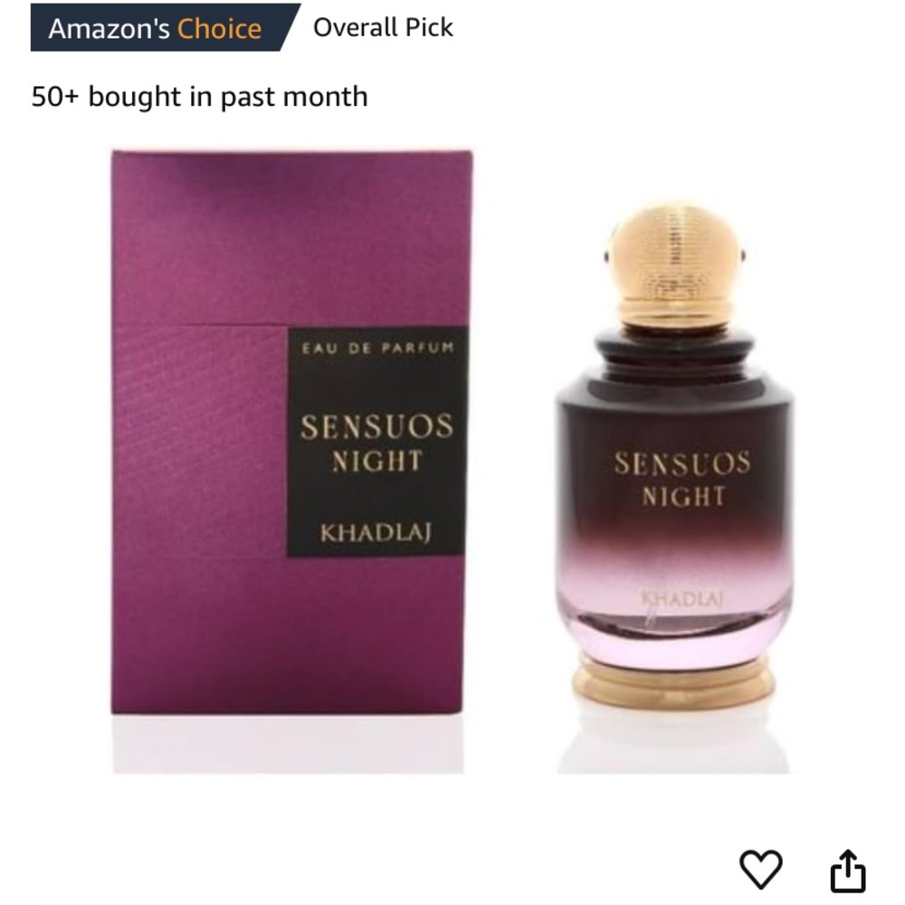Perfume by Khadlaj Sensuous Night Eau de Parfum